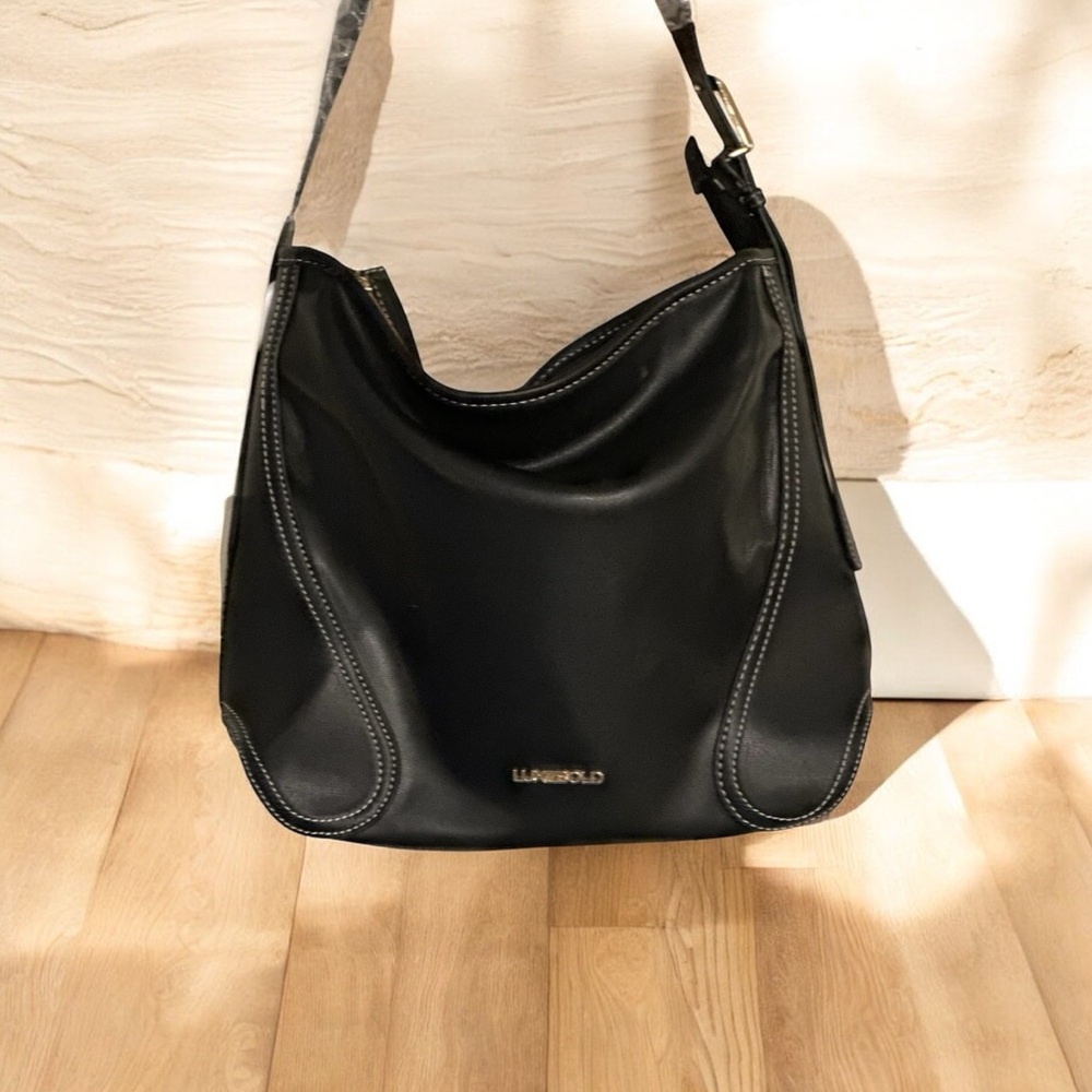 Luxurious Black Hobo Bag by Luxebold
